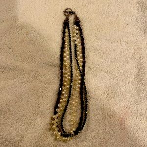 Silpada Silver/ beaded necklace